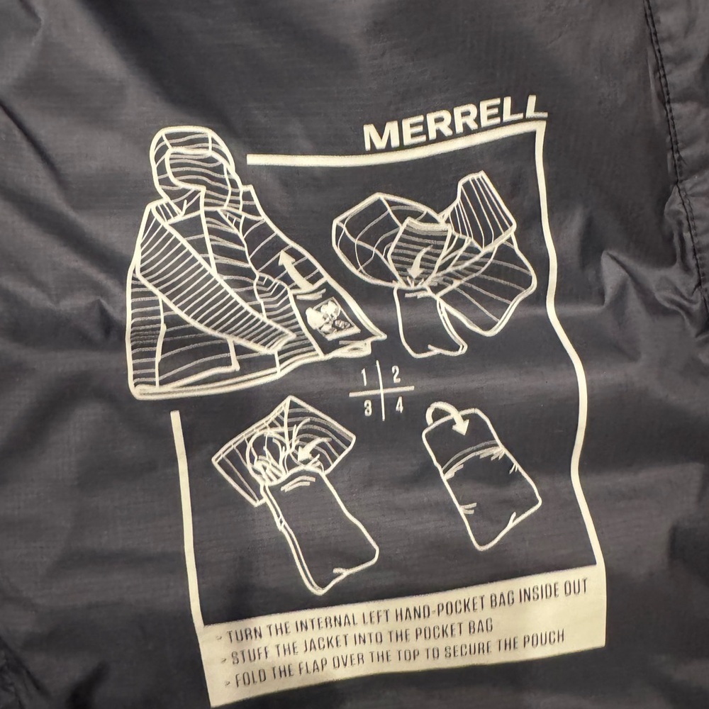 Merrell Men's Ridgevent Thermo Puffer Navy Jacket - Picture 4 of 5